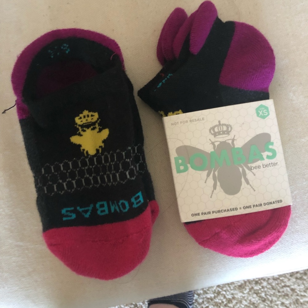Bombas socks. Two pairs. One new, one I tried on.